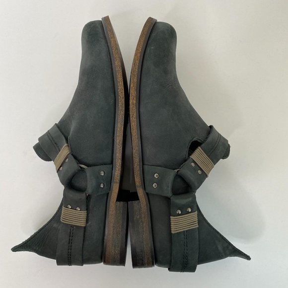 Free People Navy Blue Mandalyn Ankle Boots - Picture 6 of 12